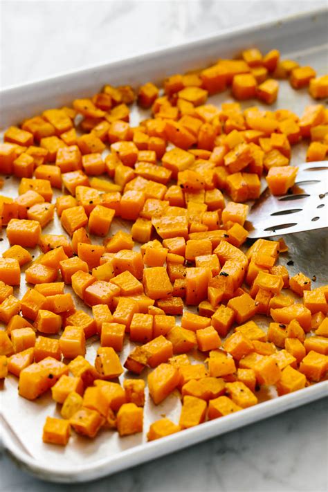 Easy Roasted Butternut Squash (Cubes and Halves) | Downshiftology