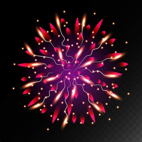 Brightly colorful fireworks firework firecracker rockets bursting ...