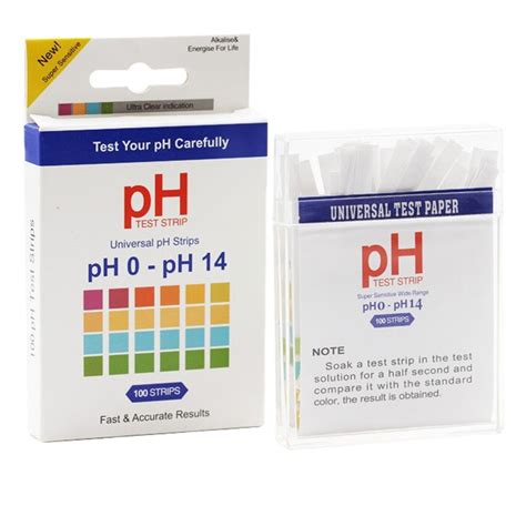 100pcs PH0-14 pH Test Strips for Saliva Soap Urine Food Water Soil Testing Lab - Walmart.com