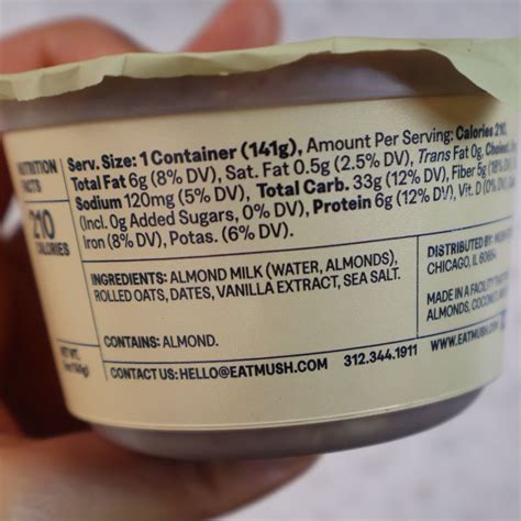 Mush Overnight Oats Review (Ingredients, Nutrition, Taste)