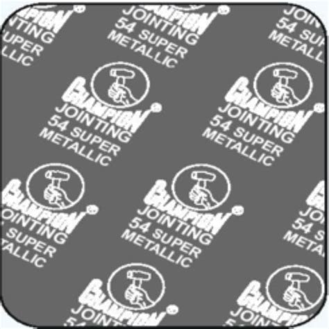 CHAMPION CAF JOINTING SHEET, METALLIC STYLE 54 SUPER HIGH PRESSURE ...