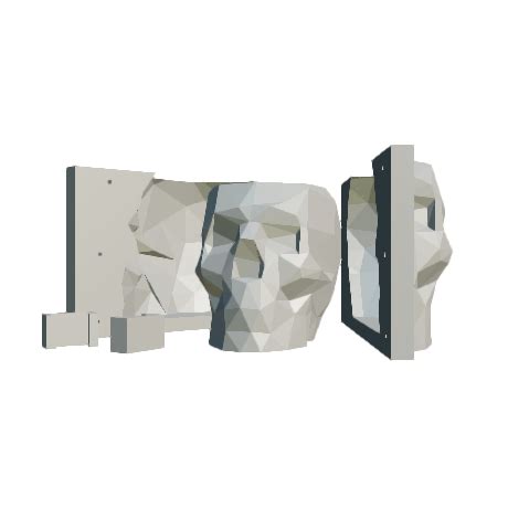 p3d.in - Molde Caveira LowPoly