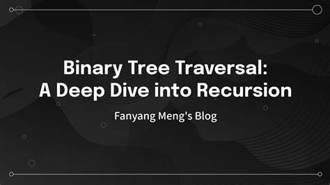 Tree Traversal Using Recursion in Python 的图像结果