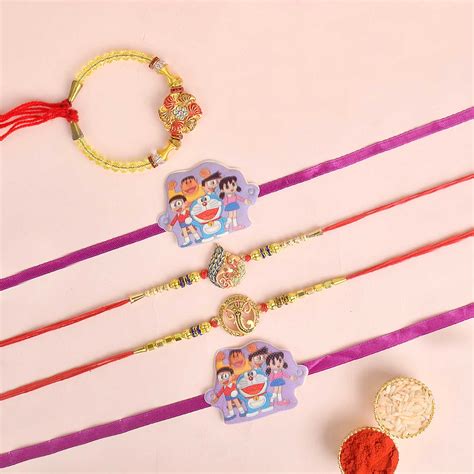 Buy Mega Rakhi Family Pack: Set of 5 in India at Best Price - Zop by ...