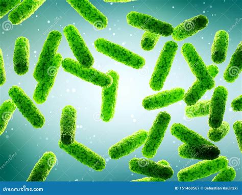 Generic Rod Shaped Bacteria Stock Illustration - Illustration of attack ...