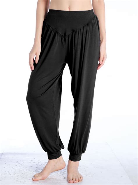 DODOING Women's Casual Yoga Pants Loose Fit Style Trousers Wide Leg ...