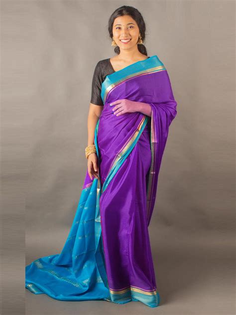 Mysore Silk Saree with Silk Mark-11109 – AEVUM