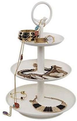 Elan Tweet 3 Tier Stacked Cake Cupcake & Dessert Stand, Cupcake Display ...