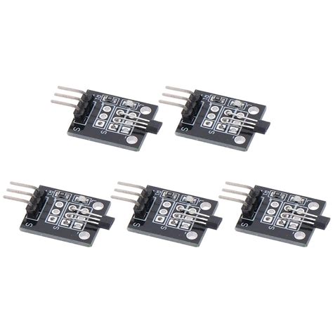Buy Fudeshe Sensor Module 5pcs DC 5V hall effect switch KY-003 Hall ...