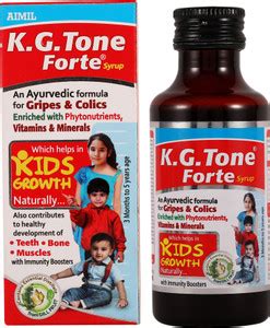 AIMIL K.G. Tone Forte Natural Herbs Mix Syrup for Kids Growth and ...