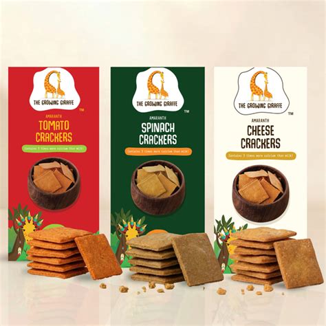 The Growing Giraffe - Crunchy Amaranth Trio - Pack of 3