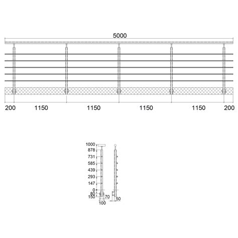 Reling seitlich 5 FS 5m - mgbtechnik GmbH