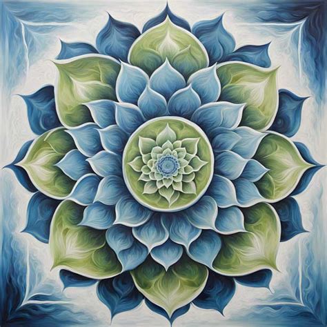 Spiritual Mandala with Lotus Symbol – Vastu Artwork for Focus & Clarity ...