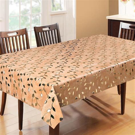 Buy Dakshya Industries Flower Design 6 Seater Without Lace| Size ...