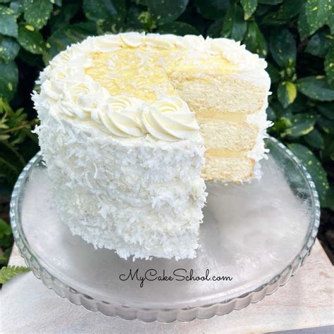 Coconut Cream Cake - My Cake School