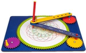 Game Phactory Spirograph Machine A Fun Drawing Tool Art & Craft DIY Kit ...