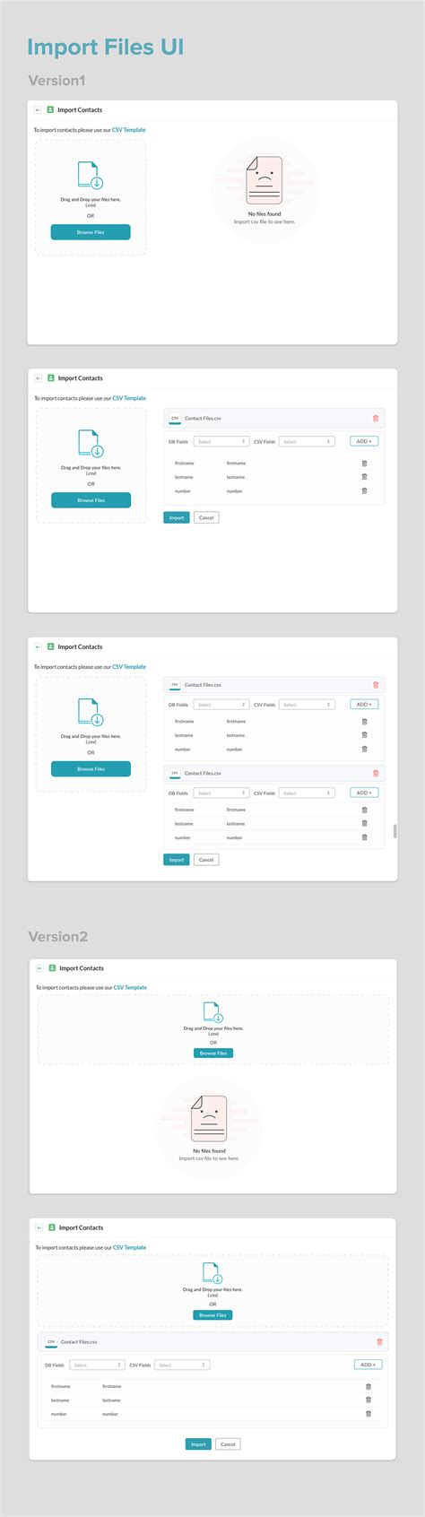 Image result for Import Data UI Design Excel