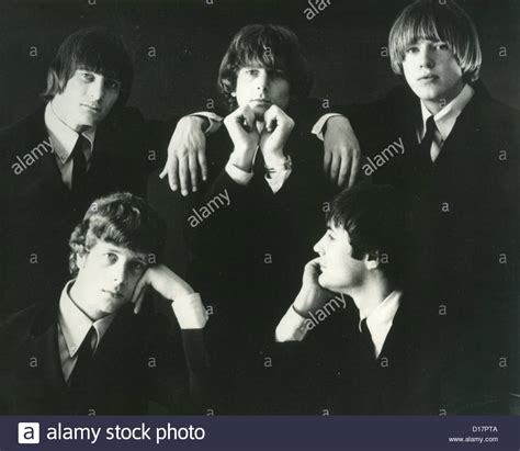 THE BYRDS Promotional photo of US group about 1965. From l: Gene Clark ...