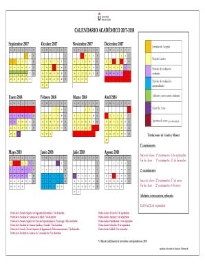 Fillable Online Calendario De Examenes Urjc - Exam Answers Fax Email ...
