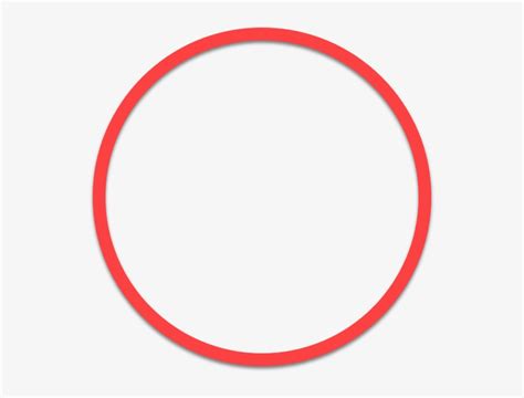 Red Circle Transparent Background