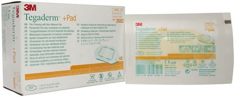 3m 3582 Tegaderm with Pad Dressing 2 x 2 34 - Box of | Ubuy India