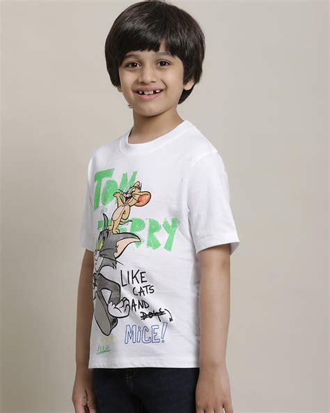 Tom & Jerry Regular Fit Tshirt For Boys – Kidsville