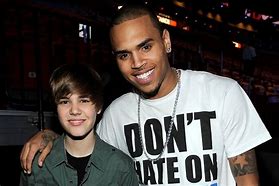 Image result for Chris Brown Justin Bieber
