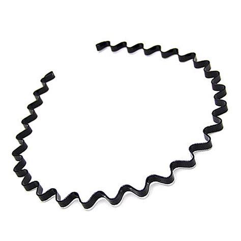 Young & Forever Unisex Black Headband Spring Wave Non Slip Sports ...