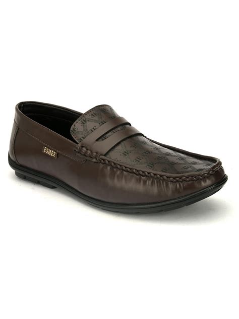 Buy ESMEE Synthetic Casual Loafer for Men (MAPS-2) Brown at Amazon.in