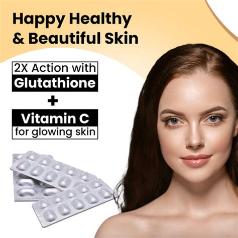 Co Luxury Glutathione Tablet with Vitamin C & Alpha Lipoic Acid | 10 T ...