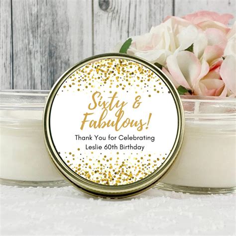 Personalized Birthday Favors, Confetti Birthday, Birthday Candle Favors ...