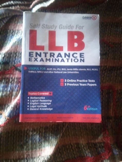 Buy LLB Entrance Exam Guide Book Online at Low Prices in India | LLB ...