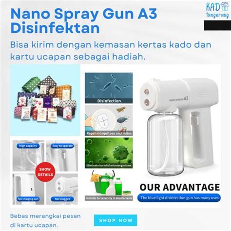 Jual Semprotan Pembasmi Kuman Virus Ruangan Spray Gun A3 Nano Blue ...