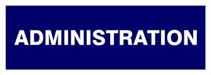 ZEDEF ADMINISTRATION Emergency Sign Price in India - Buy ZEDEF ...