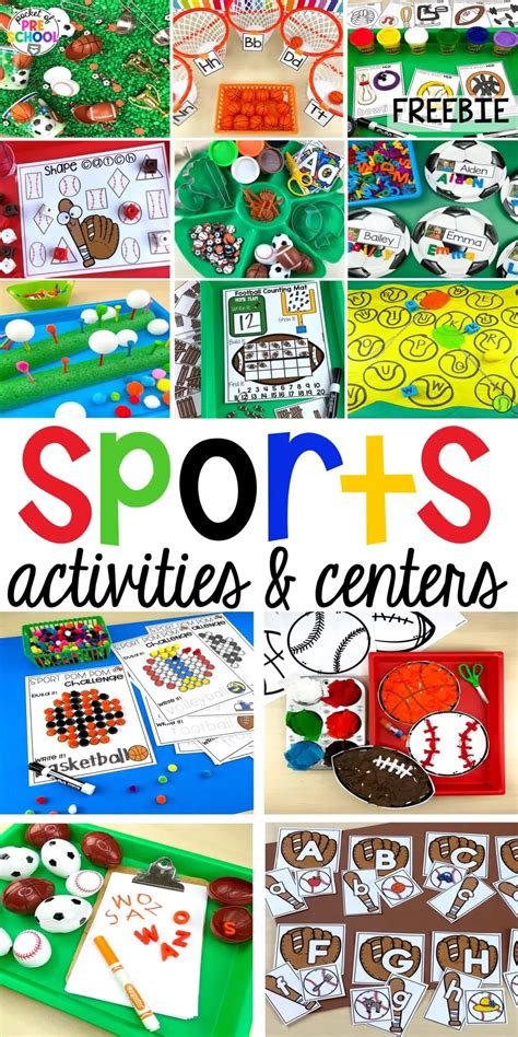 Sports Materials for Kindergarten 的图像结果