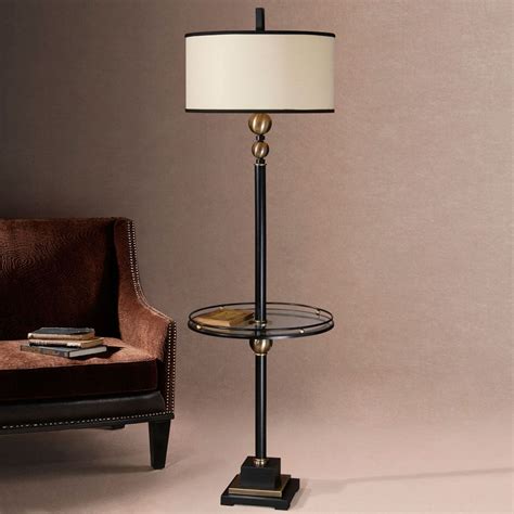 floor lamp with table