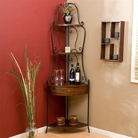 Wrought Iron Corner Shelf | Foter
