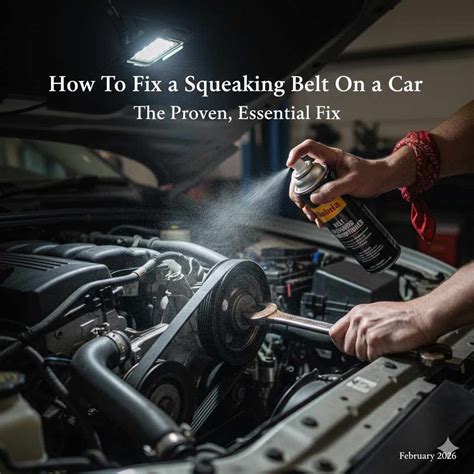 How To Fix a Squeaking Belt On a Car: The Proven, Essential Fix – The Daily Automotive