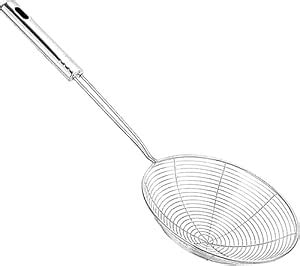 PUTHAK Puri Strainer | Stainless Steel Jhara for Deep Frying | Mesh ...