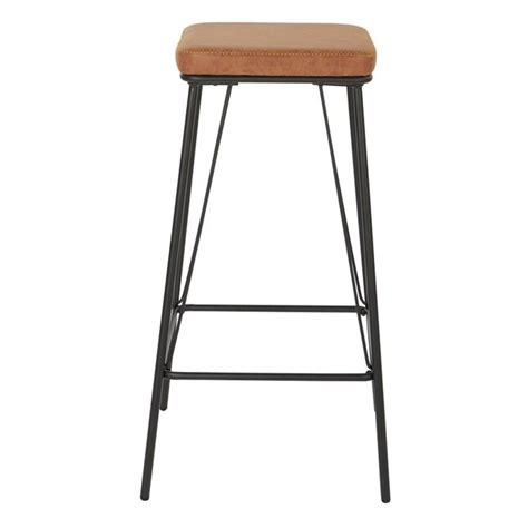 OSP Home Furnishings Set of 2 Sand 30-in H Bar height Metal Bar Stool ...