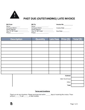 Fillable Online Writing an Overdue Invoice Reminder Letter (with Sample ...