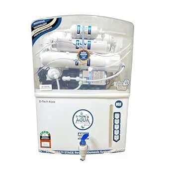 D-Tech Aqua Grand Copper Domestic Water Purifier (RO+ LED UV+COPPER ...