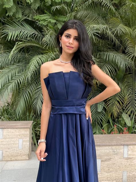 Serenade Navy Dress | Label Radhika Chandna