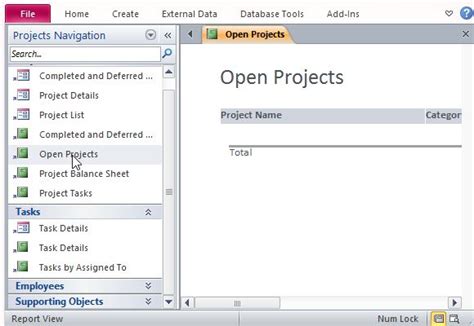Image result for Project Management Database Template