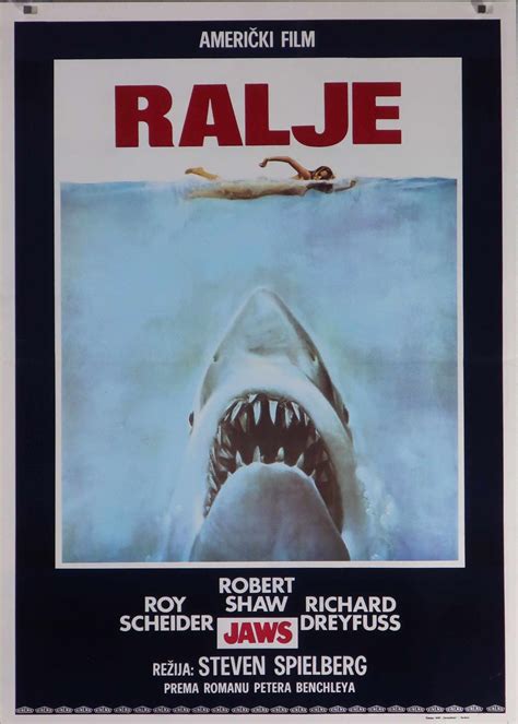 Jaws Original Movie Poster Yugoslavia 20 x 28 - Simon.Dwyer - a fast ...