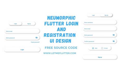 Flutter UI Design Form 的图像结果
