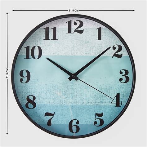 Buy Corsica Casablanca Glass Wall Clock - 31.5cm from Corsica by Home ...
