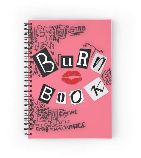 Burn book spiral notebook by ghjura – Artofit