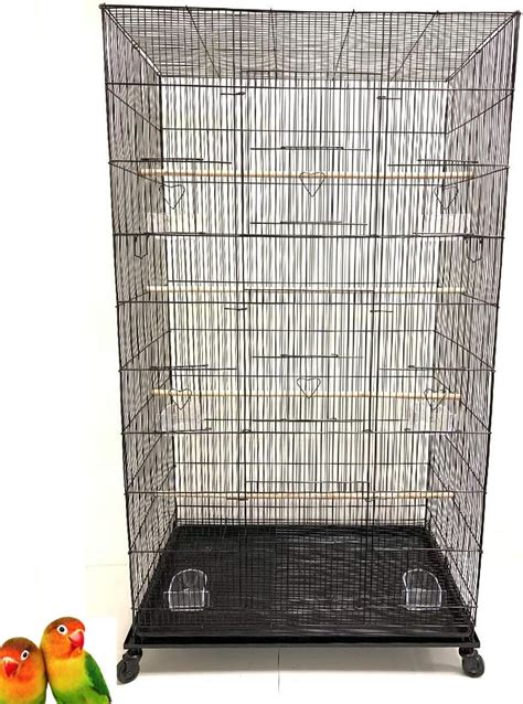 Buy Mcage Extra Large Multiple Flight Bird Aviary Budgie Canary Finch ...