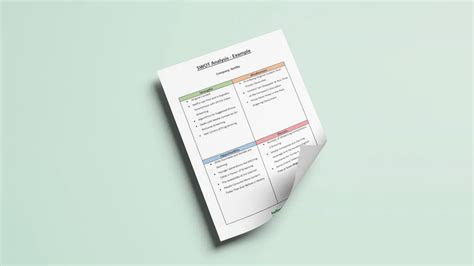 SWOT Analysis Paper Example 的图像结果